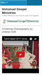 Mobile Screenshot of immanuelgospelministries.com